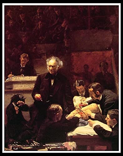 ZZMQ DIY 5D The Gross Clinic by Thomas Eakins Diamond ...