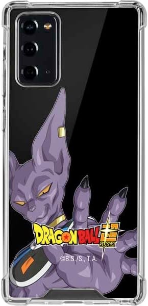 Skinit Clear Phone Case Compatible with Galaxy Note20 5G - Officially Licensed Dragon Ball Super Goku Vegeta Super Ball Design
