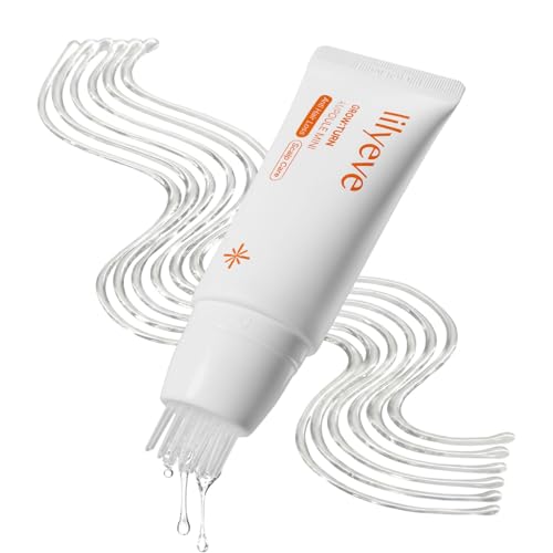 lilyeve GROWTURN Hair Growth Serum with Built-in Brush Heartleaf-Derived Exosomes to Revitalize & Thickening Hair Hair Growth Accelerator - Korean Hair Care 1.01 fl. oz. (Pack of 1)
