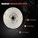 A-Premium Clutch Flywheel Compatible with Nissan Versa 2009-2022 L4 1.6L, Manual Transmission, 6 Bolt Holes, 124 Teeth, Replace# 12310-EE000