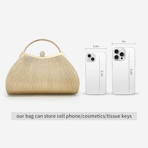 Czwlwyxb Clutch Purses For Women Evening Bags Party Clutches Handbag With Detachable Chain Strap For Cocktail Party Wedding thumb #8