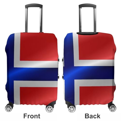 Carry On Luggage Cover Flag of Norway Anti Scratch Travel Luggage Cover Suitcase Protector Suitcase Covers3