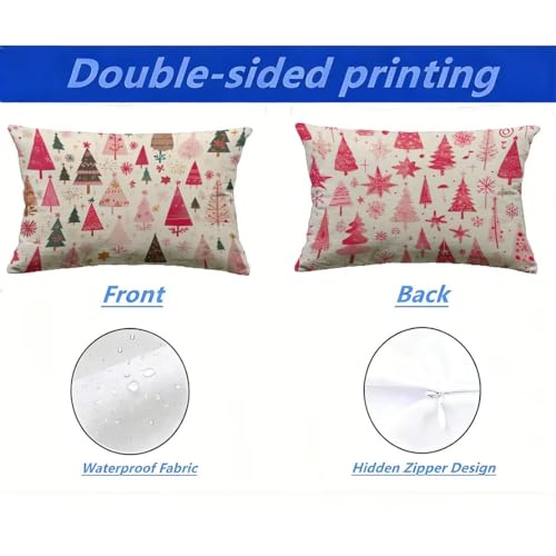 Housse de coussin de jardin résistant aux UV et imperméable 40x80 cm