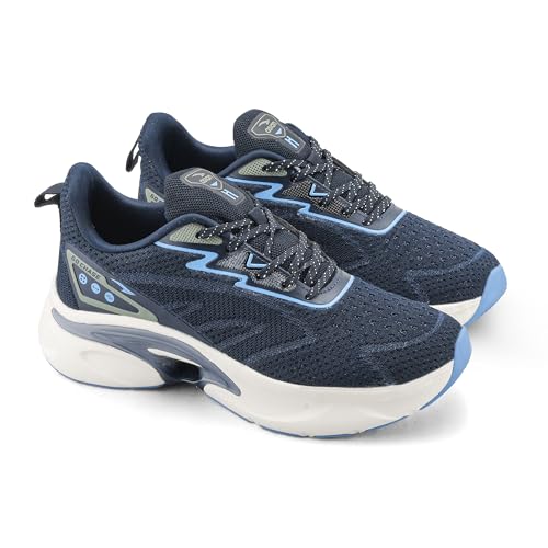 Image of ASIAN Powerplay-44 Running Shoes for Men | Lightweight Breathable Mesh Sports Sneakers with Cushioned Midsole, Strong Grip Sole | Gym, Walking & Training Shoes