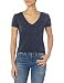 Majestic Filatures Women's Soft Touch Basic Short Sleeve V-Neck