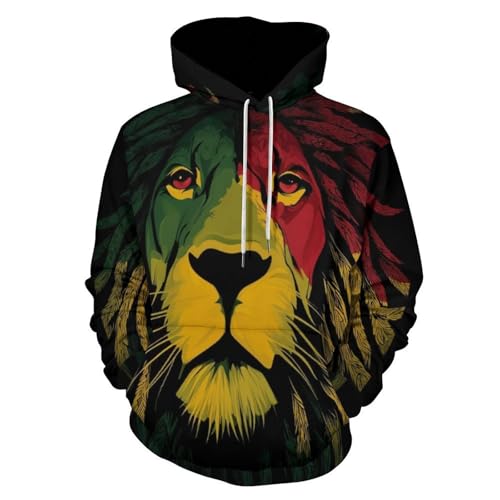 Sweat à capuche lion 3D : finissez-en avec les pulls ternes qui perdent leurs couleurs