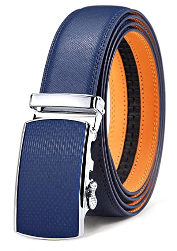 Image of Men's Belt,Bulliant Leather Adjustable Belt for Men Dress Casual 1 3 /8,Trim to Fit