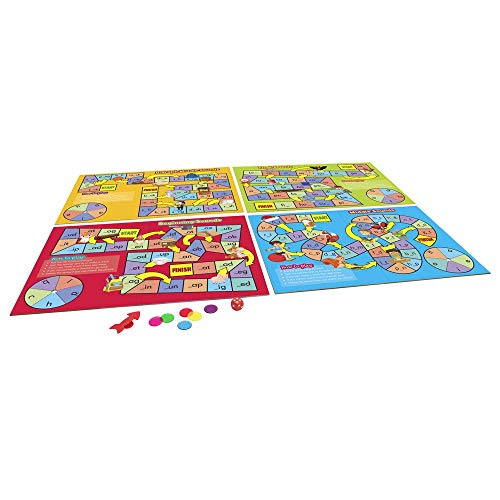 41cqOqoePML - Junior Learning JL422 Phonics Board Games, Multicolor