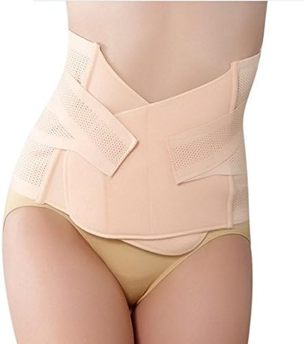 Maternity Breathable Elastic Postpartum Postnatal Recovery Support Girdle Belt (Beige, XL)