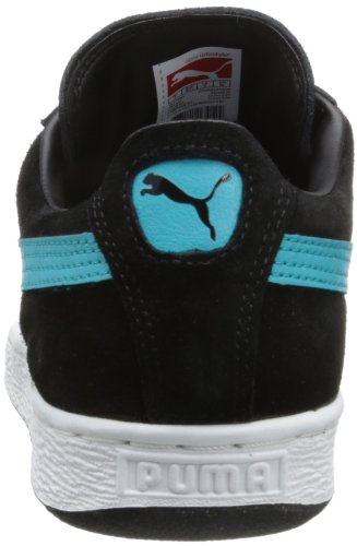 Image of PUMA Suede Classic Leather Formstrip Sneaker,Black /Bluebird,10 D(M) US