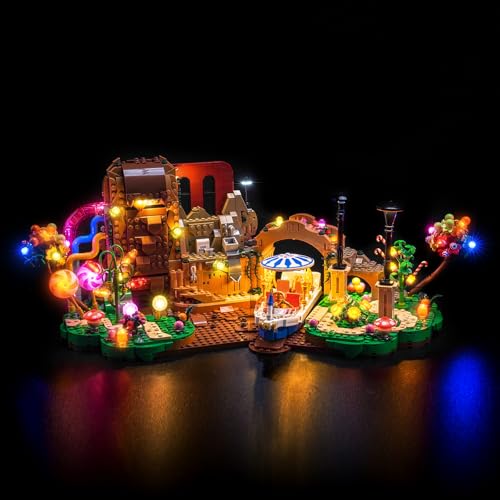 LocoLee Light kit Compatible with Lego 21360 Willy Wonka & The Chocolate Factory - No Model Only Light, LED Lighting Accessories Compatible with Lego 21360 (RC Version) by LocoLee - Image 2