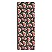 ALAZA Black Watermelon Triangle Pattern Yoga Mat Non Slip Fitness Exercise Mat, Workout Mat for Yoga, Pilates and Floor Exercises