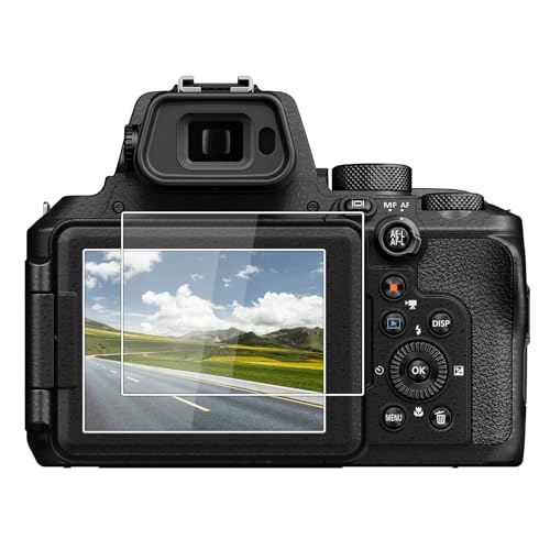 kinokoo Película de vidrio templado para Nikon COOLPIX P950 Crystal Clear Film Protector de pantalla Nikon P950 sin burbujas/antiarañazos (paquete de 2)