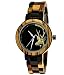 Produktbild Holzwerk Germany Handgefertigte Damen-Uhr Öko Natur Holz-Uhr Holz Armband-Uhr Braun Schwarz Zebra Muster Analog Quarz-Uhr mit Hirsch Motiv (Bunt.)