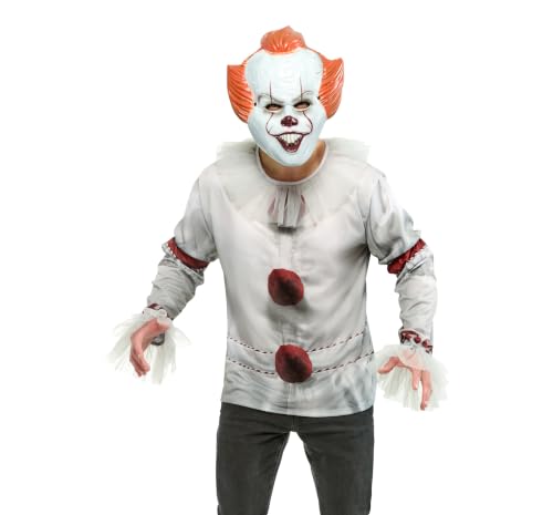 IT Movie: Pennywise Costume Top for Adults by Rubies, Men's XL