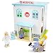 Wooden Wonders Helping Hands Hospital Playset, Includes Dolls and Furniture (14 Pieces) by Imagination Generation