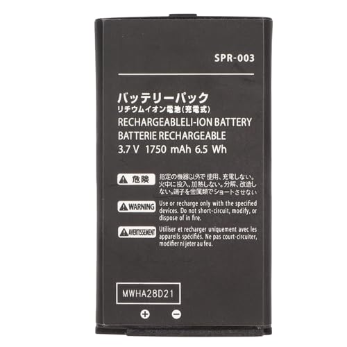 Xiuganpo Batería SPR 003 Profesional, Batería de Iones de Litio de Repuesto de 1750mAh, Carga Rápida para Consola 3DS XL LL, Fácil Instalación
