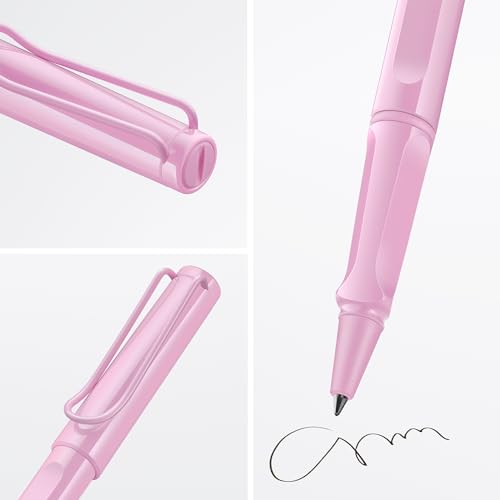 Image of Lamy AL-Star Light Rose Roller Ball Pen with Medium M63 black refill