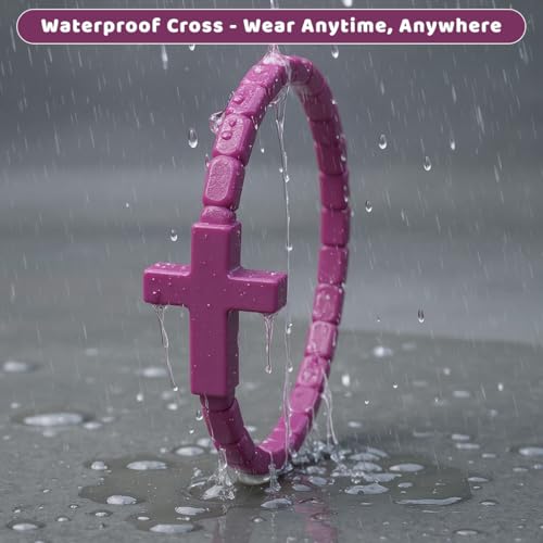 Silicone Cross Bracelets3