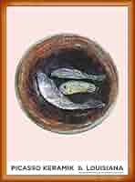 Amazon.co.jp: ポスター パブロ ピカソ Stilllife with 3 fish