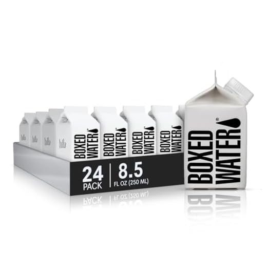 Boxed Water 8.5 oz. (24 Pack) – Purified Drinking Water in 92% Plant-Based Boxes – 100% Recyclable, BPA-Free, Refillable/Reusable Cartons – More Sustainable than Plastic Bottled Water, Mini Kids Water