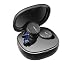 True Wireless Bluetooth Earbuds, MUCRO Extra Comfortable Noise Cancelling Sports Headphones with Ear Hooks, Touch Control Bluetooth 5.0 TWS Earphones Black (Built-in Mic, Stereo Calls)