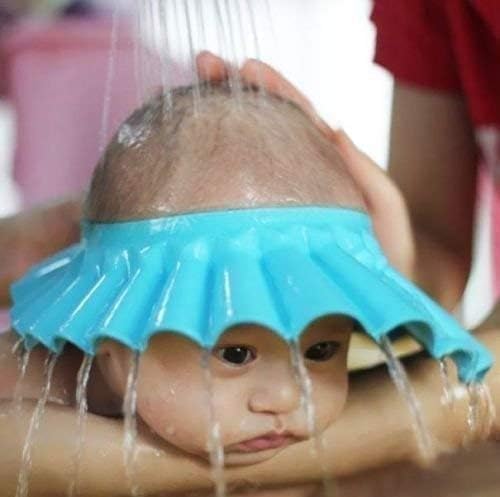 Baby Shower Cap for Kids shower cap for baby for 0-3 years Hair Washing Shield, Toddler Bath Hat, Shampoo Visor, Head Protector - Cute Shape Makes Bath More Fun (BABY SHOWER CAPS KIDS)-image-11