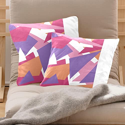 Housse de coussin lombaire pour soulager le dos canapé lit triangle rose
