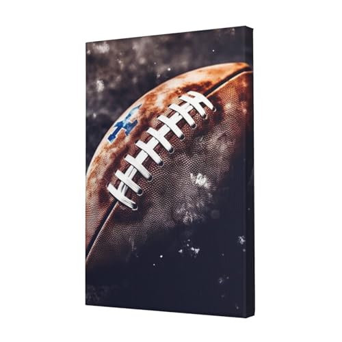 Toile football américain pour décorer une chambre ou un bureau