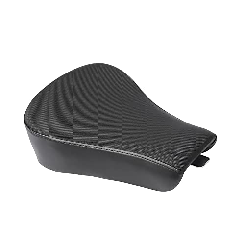 Housse siège moto Sportster XL1200 design solo cuir PU noir mat