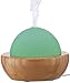 SpaRoom Aroma Globe Glass & Bamboo Essential Oil Diffuser, Aromatherapy, 1.8 Pound