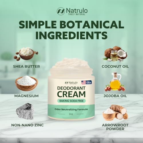 Image of Deodorant Cream - Aluminum Free Natural Whole Body Deodorant, Women & Men