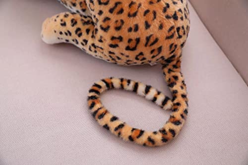 Image of Tickles Cute Leopard Soft Stuffed Plush Animal Toy for Kids Boys & Girls Birthday Gifts (Color: Brown Size: 30 cm)