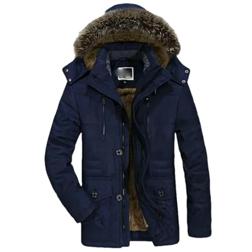 Veste de travail multi-poches chaude | Manteau hiver homme duvet épais