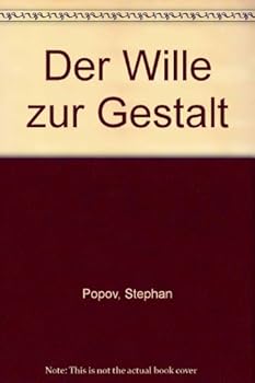 Hardcover Der Wille zur Gestalt [Unknown] Book