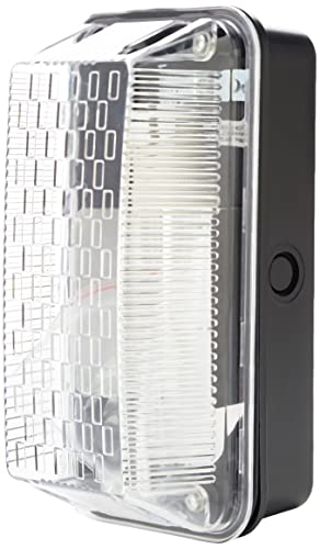 Powermaster S6354 Rectangular Bulkhead Light 100 W Black