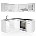 Zestaw Mebli Kuchennych Biały Rick 190cm Vicco