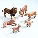 ONEST 7 Pieces Lion Figurines Animals Figures Family Set Educational Figurine Cake Toppers Christmas Birthday Gift