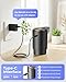 Cozycharm Water Jug Pump for 5 Gallon Bottle – Portable Electric USB-C Charging Dispenser, Dual Powerful Motors, Fast Flow, Fits 2-5 Gallon Jugs – Ideal for Home, Office, Camping, RV, Black