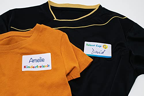 Herma Flexible Self Adhesive Name Badge Labels, 10 Labels Per A4 Sheet, 250 Labels For Laser Printers, 80 X 50 Mm (4412) #TOP3