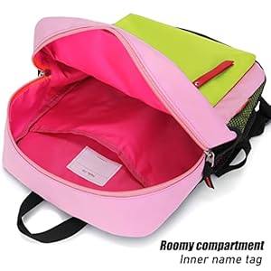 HawLander Preschool Backpack for Toddler Girls, Kids School Bag, Ages 3 to 7 years old, Mini, Pink Yellow HawLander Preschool Backpack for Toddler Girls Kids School Bag Ages 3 to 7 years old Mini Pink Yellow