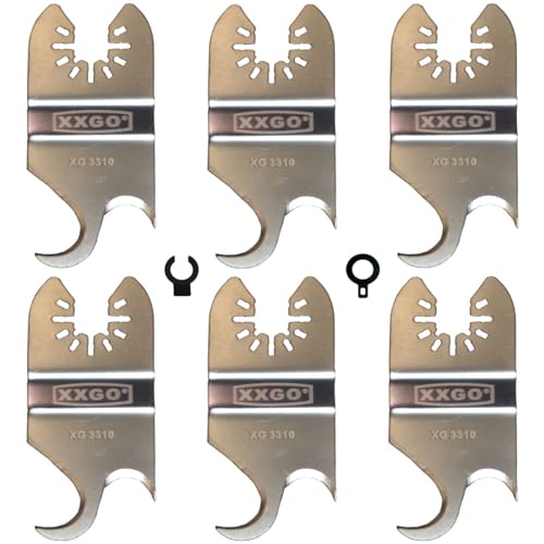 XXGO 6 lames oscillantes multi-outils pour toiture asphalte PVC