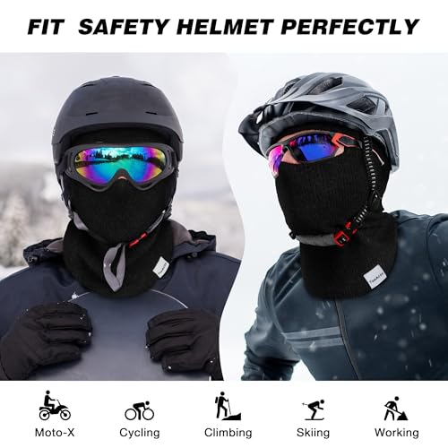 TopAcsy Máscara de esqui para homens e mulheres, proteção solar balaclava máscara facial UV, máscara