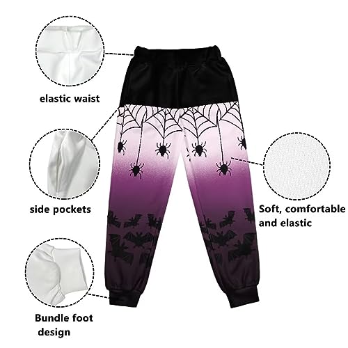 Hawapod Kids Sweatpants Elastic Waist Flap Halloween Baby Clothes Regular Fit Kids Pants Boys Size 10-12 6