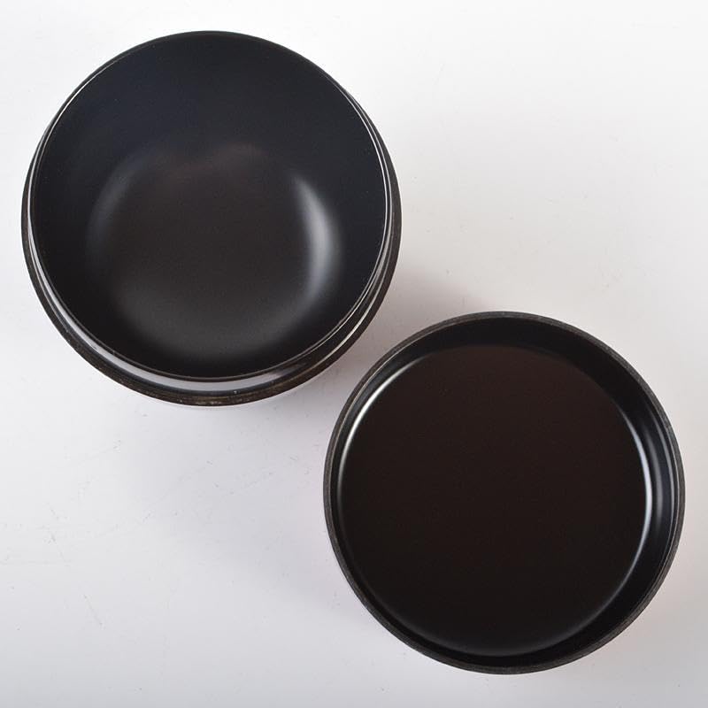 茶道具松雲造登亀蒔絵中棗極め箱MR6556