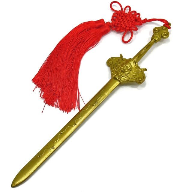 模造刀　七星剣 Amazon.co.jp: 風水剣 七星剣 銅製 特大約38．5cm 七星刀 七星
