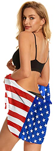 Falda corta bikini transpirable sarong beach wrap ajustable 4