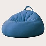 Conception unique: Notre couverture de chaise de haricot peut passer par la laveuse et la sécheuse sans aucun problème. Il a également une poignée pratique, une facilité de tir autour de laquelle est pour repositionner ou déménager plus efficacement