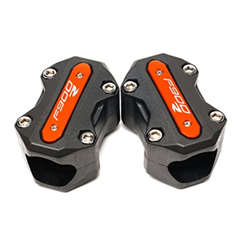 BMW F900R F900XR protection bloc decoratif anti-chute moteur orange