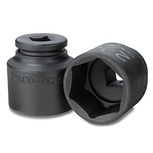 Neiko 02392A 3/4" Impact Socket Set, 3/4” Drive, 8 Pc Jumbo Sockets, Sae Standard Sizes 2-1/16 Inch To 2-1/2 Inch, Chrome-Moly Cr-Mo Steel #TOP2